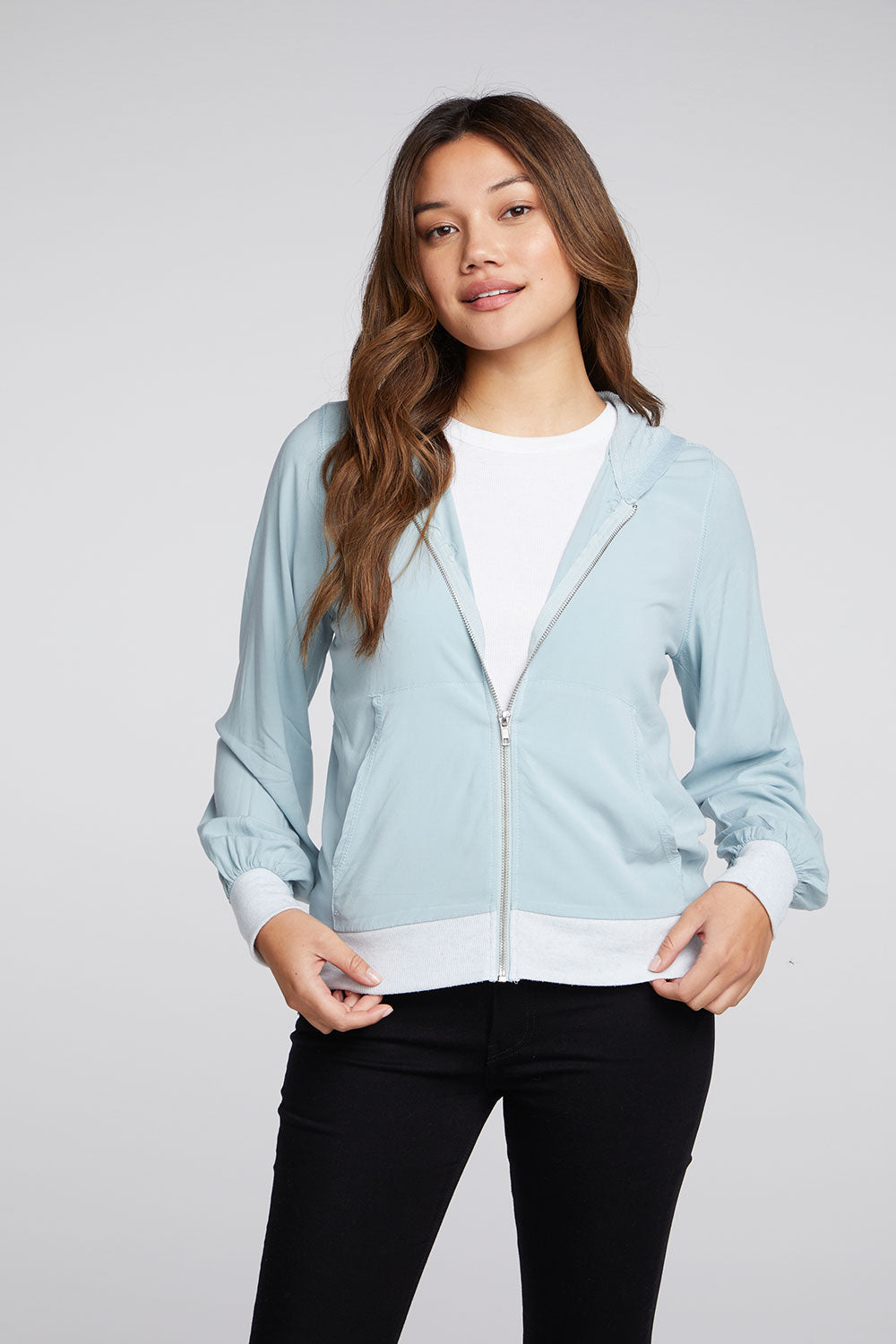 Coastal Cloth Zip Up Hoodie Jacket WOMENS chaserbrand