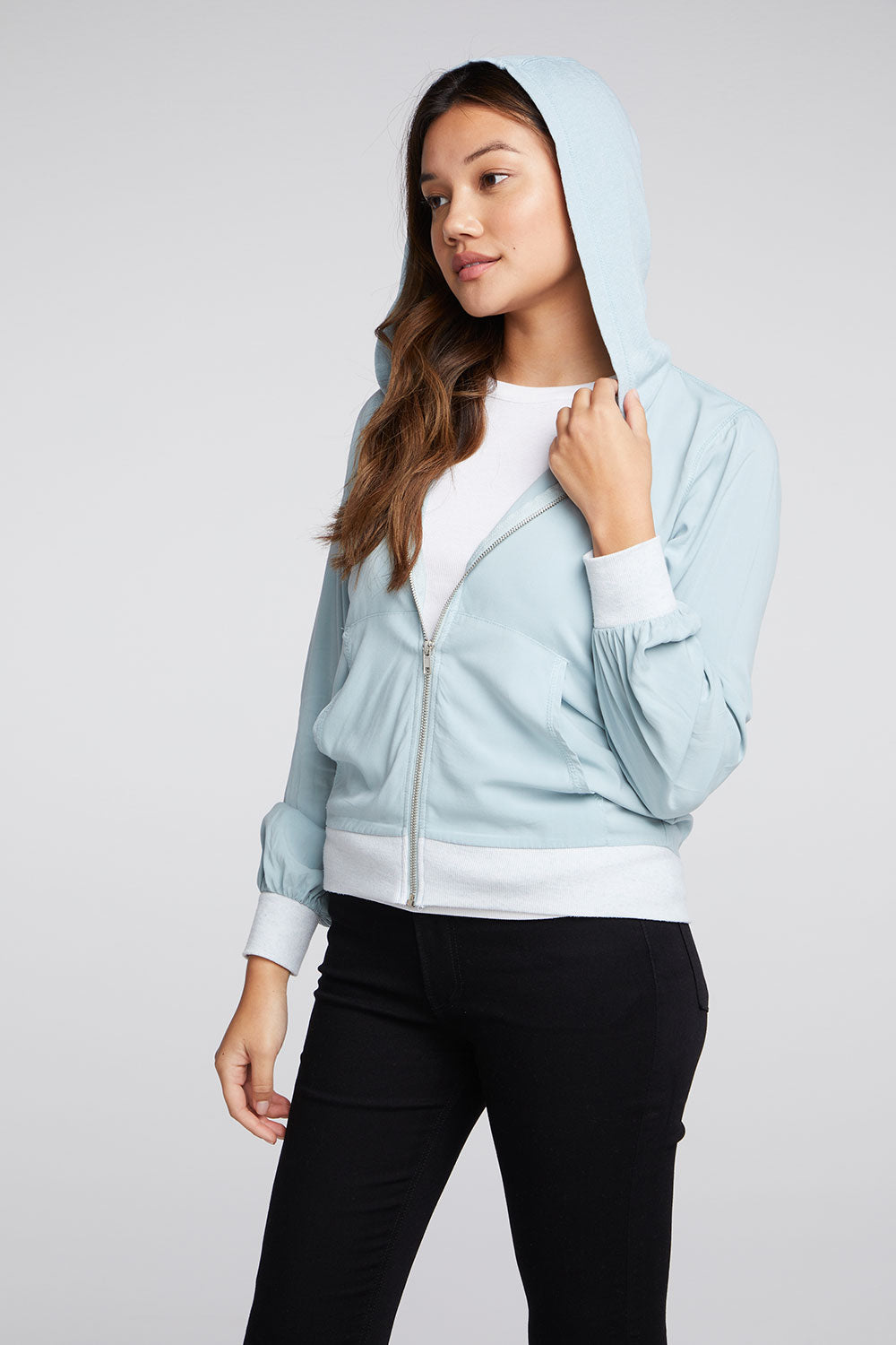 Coastal Cloth Zip Up Hoodie Jacket WOMENS chaserbrand