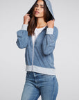Coastal Cloth Zip Up Hoodie Jacket WOMENS chaserbrand