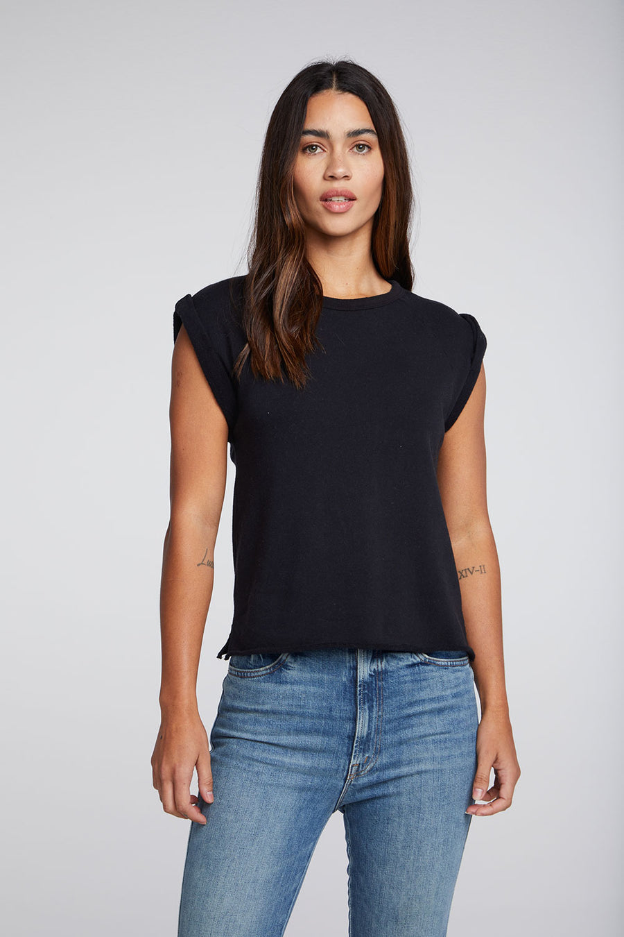 Cotton Fleece Boxy Roll Sleeve Raglan Pullover WOMENS chaserbrand