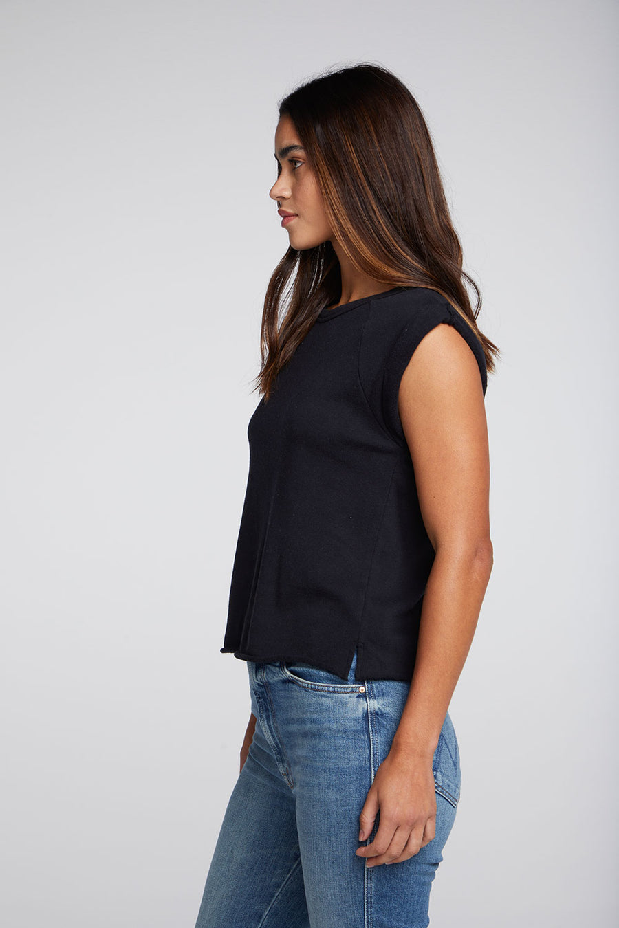 Cotton Fleece Boxy Roll Sleeve Raglan Pullover WOMENS chaserbrand