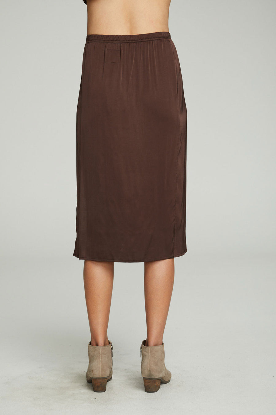 Side Slit Midi Skirt WOMENS chaserbrand
