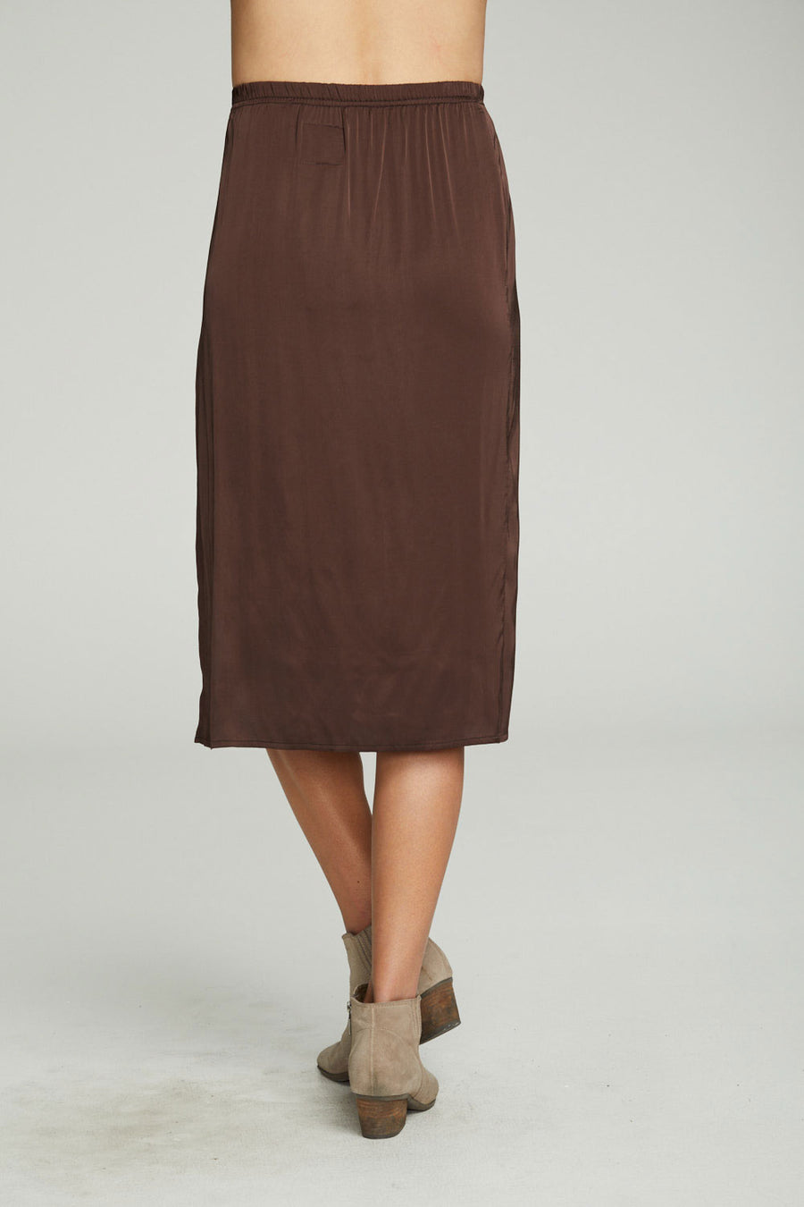 Side Slit Midi Skirt WOMENS chaserbrand