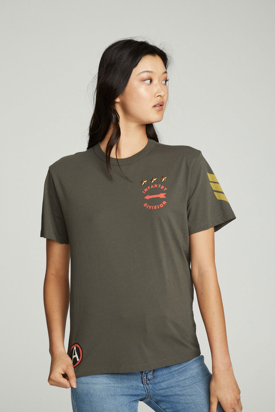 Infantry Division Crew Tee WOMENS chaserbrand