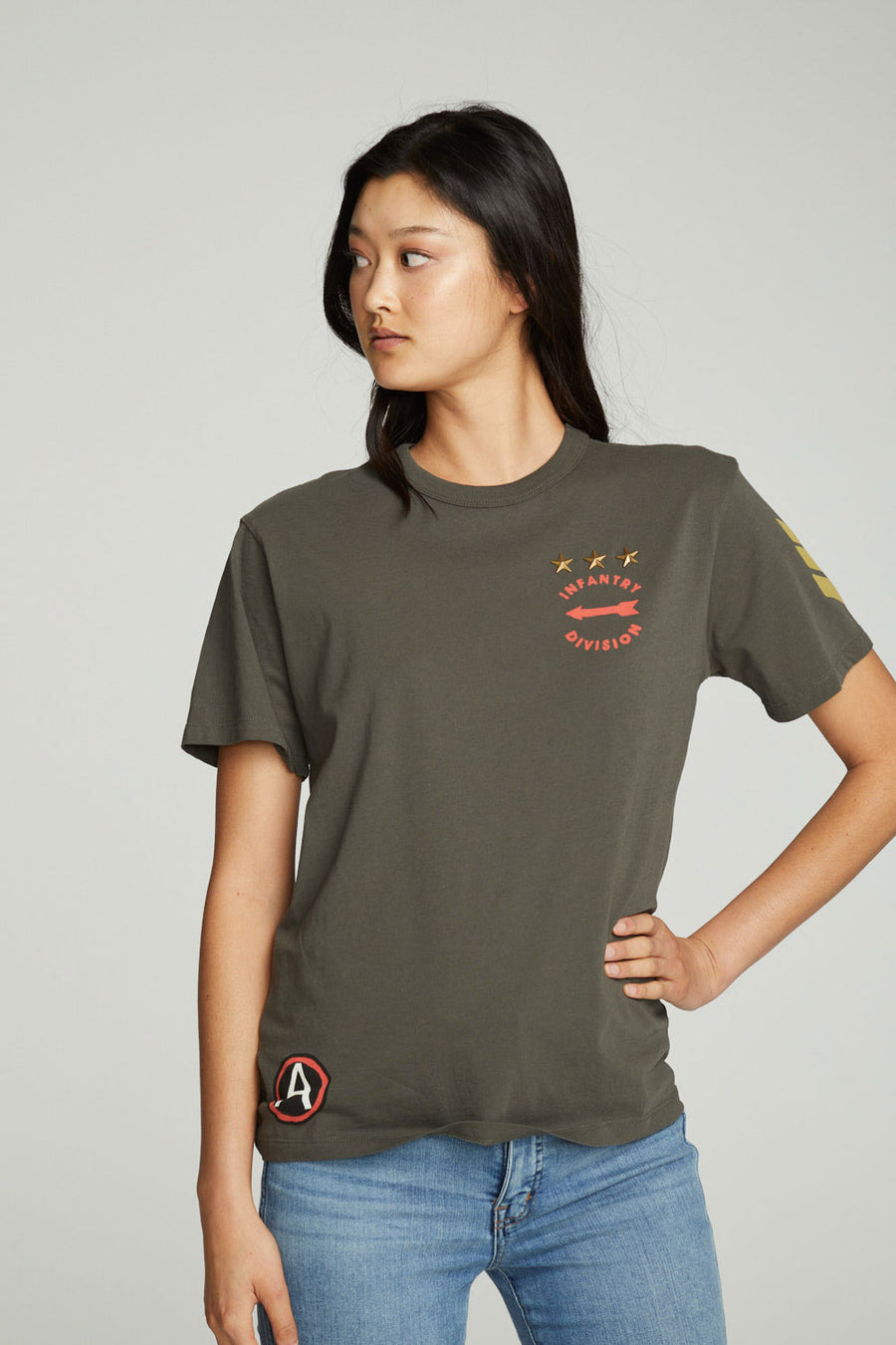 Infantry Division Crew Tee WOMENS chaserbrand
