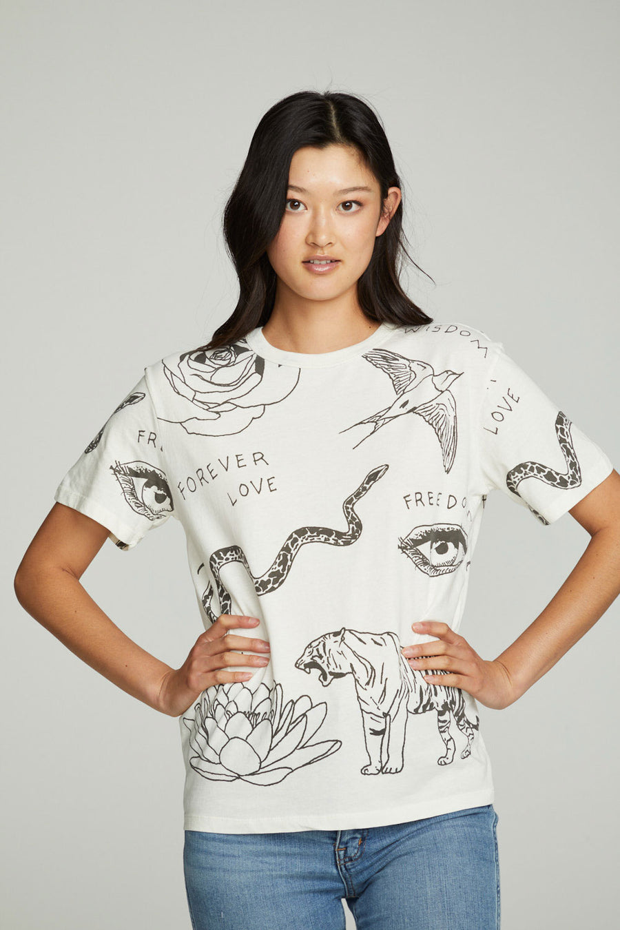 Cherish Forever Crew Tee WOMENS chaserbrand