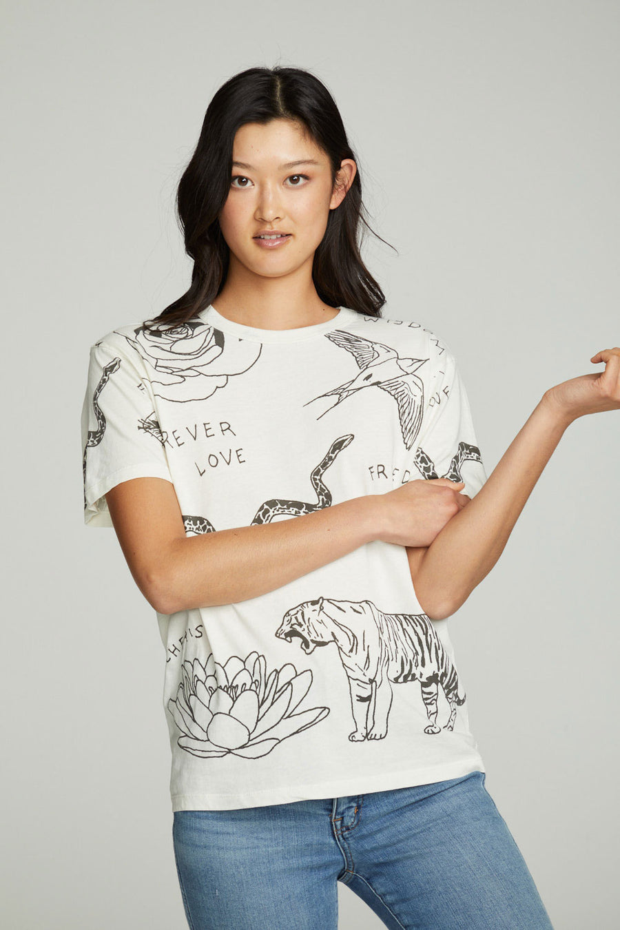 Cherish Forever Crew Tee WOMENS chaserbrand