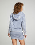 Long Sleeve Hoodie With Lace Up Sides WOMENS chaserbrand