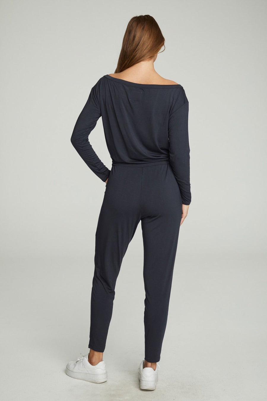 Off The Shoulder Long Sleeve Jumpsuit WOMENS chaserbrand
