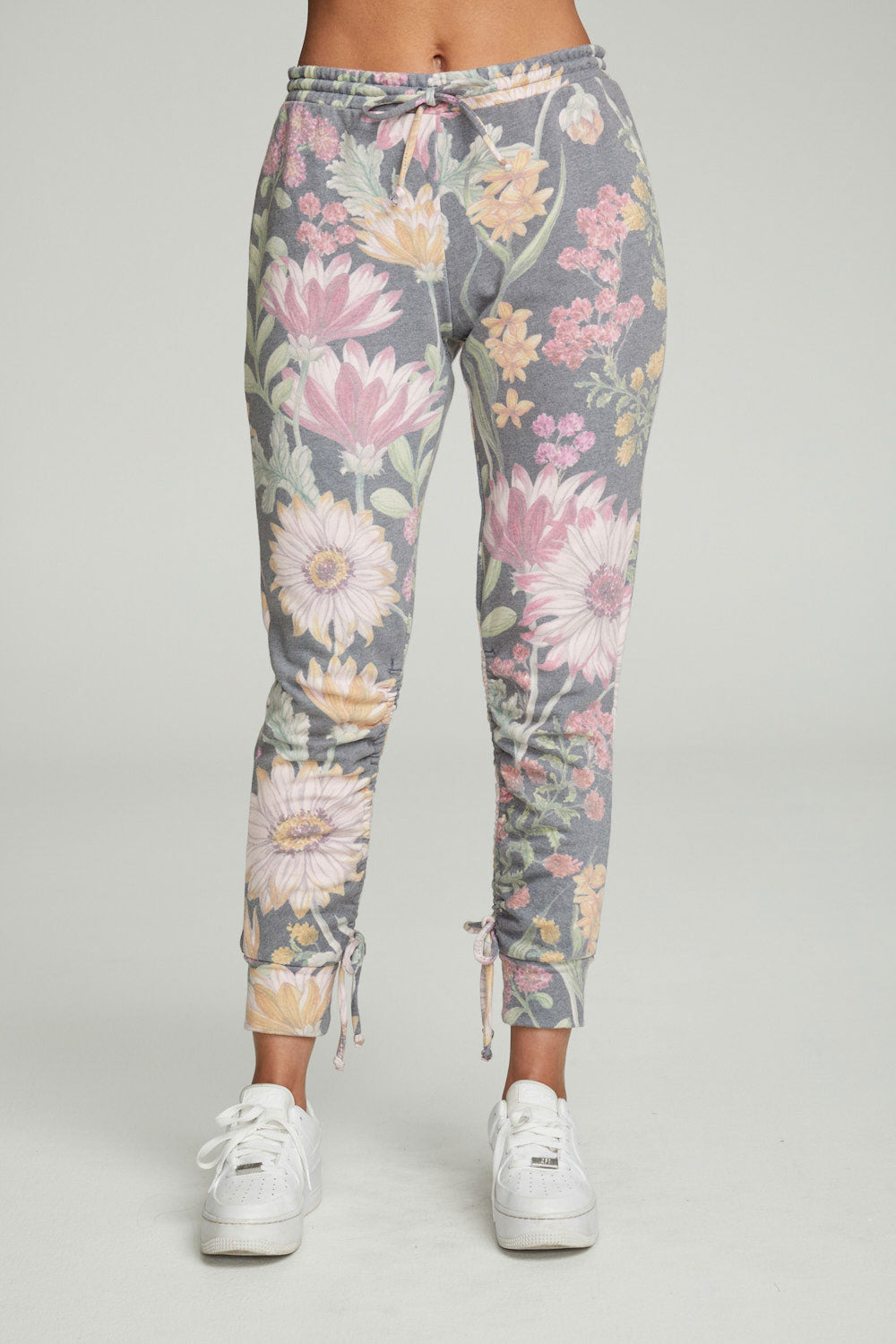 Drawstring Shirred Cuffed Slim Jogger WOMENS chaserbrand