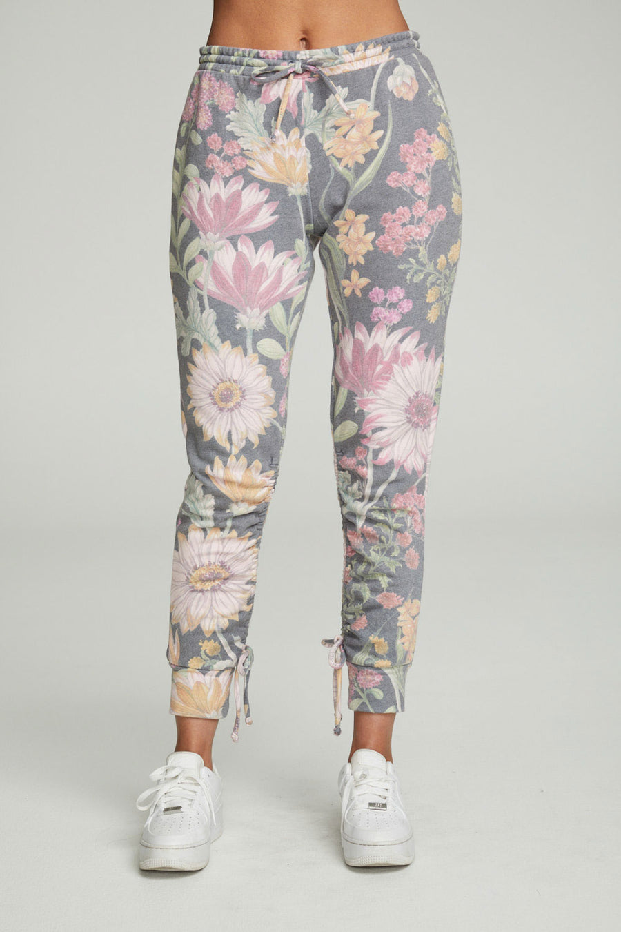 Drawstring Shirred Cuffed Slim Jogger WOMENS chaserbrand