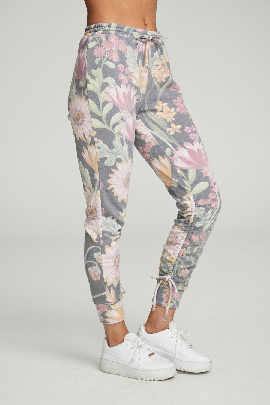 Drawstring Shirred Cuffed Slim Jogger WOMENS chaserbrand