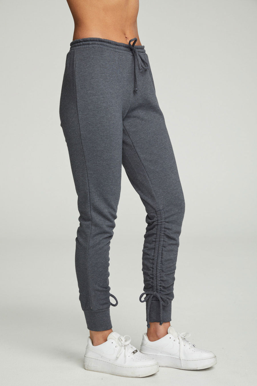 Drawstring Shirred Cuffed Slim Jogger WOMENS chaserbrand