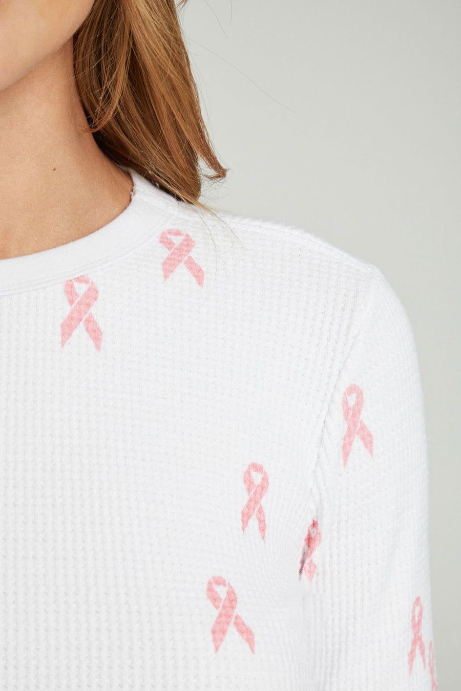 "All Over Pink Ribbon" Breast Cancer Awareness Charity Tee WOMENS chaserbrand