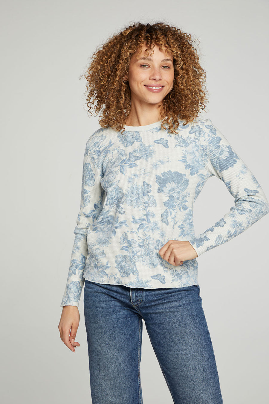 Long Sleeve Crew Neck Tee WOMENS chaserbrand