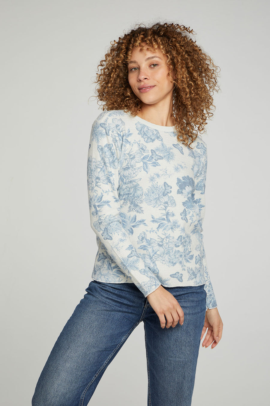 Long Sleeve Crew Neck Tee WOMENS chaserbrand