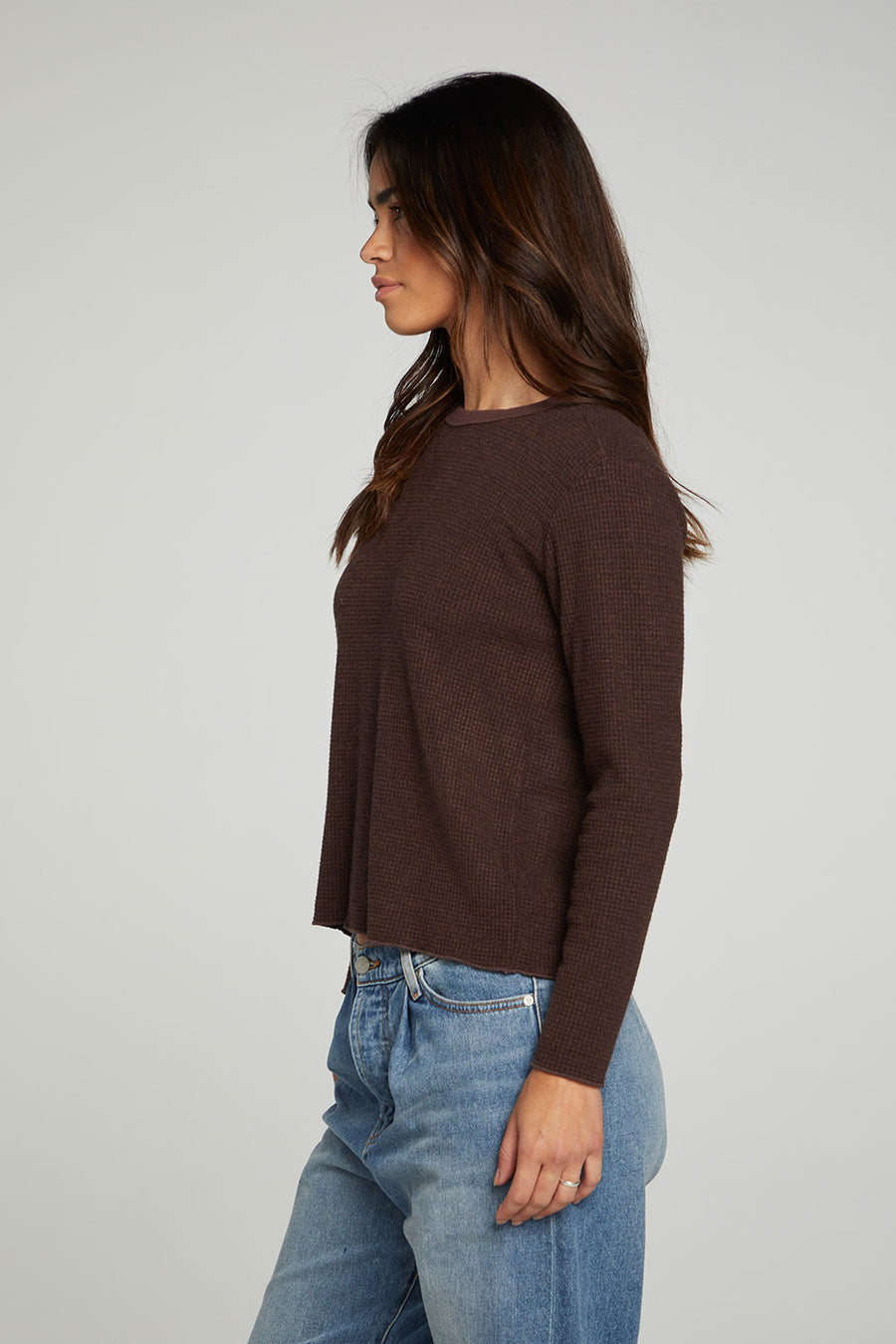 Long Sleeve Crew Neck Tee WOMENS chaserbrand