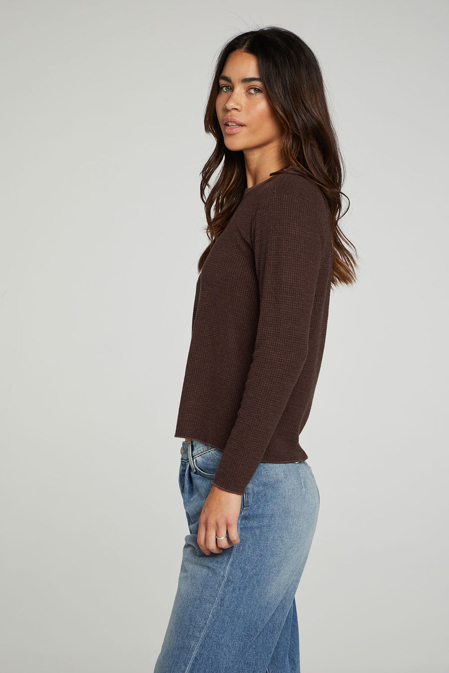 Long Sleeve Crew Neck Tee WOMENS chaserbrand