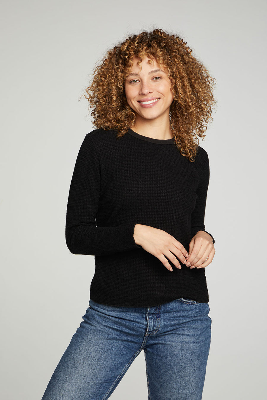 Long Sleeve Crew Neck Tee WOMENS chaserbrand