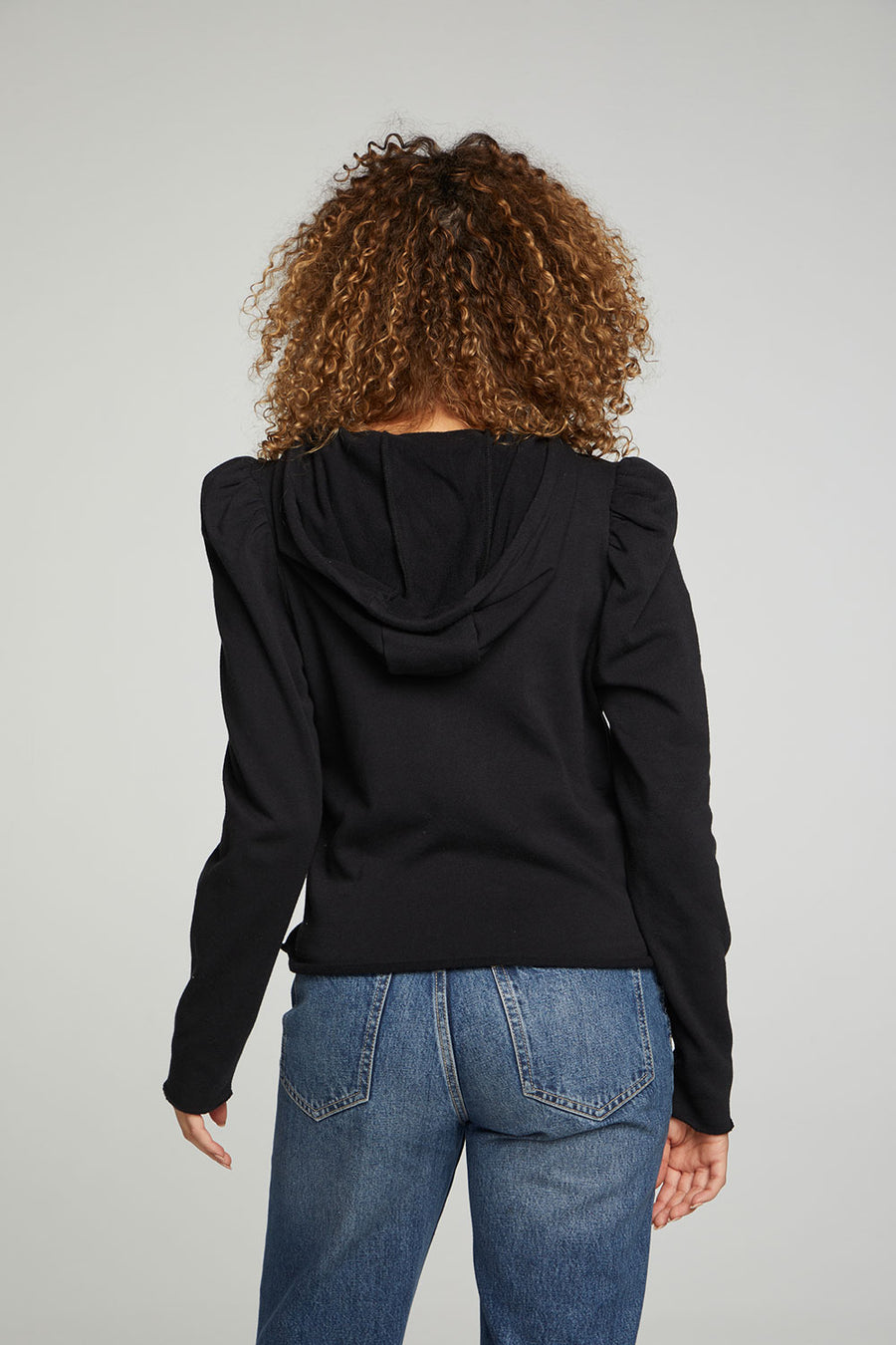 Puff Sleeve Cropped Hoodie WOMENS chaserbrand