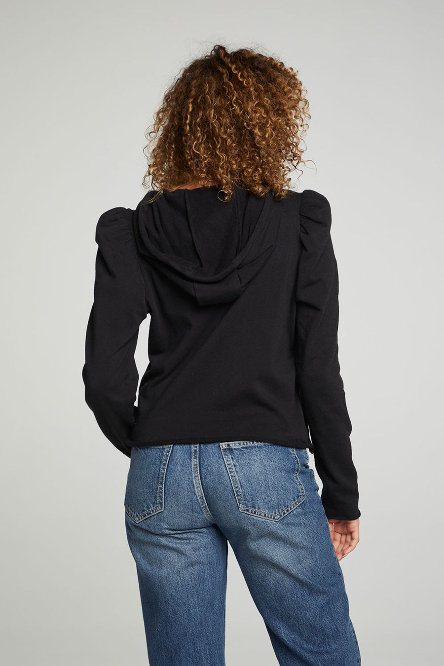 Puff Sleeve Cropped Hoodie WOMENS chaserbrand