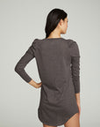 Puff Sleeve Shirttail Hi Lo Dress WOMENS chaserbrand
