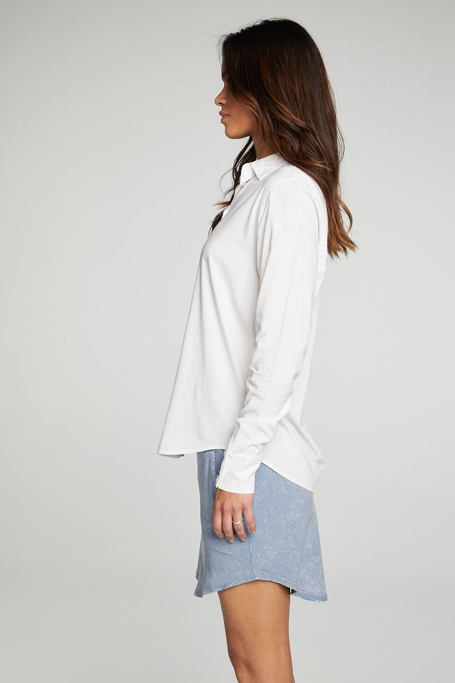 Button Down Long Sleeve Shirt WOMENS chaserbrand