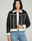 Shearling Trucker Jacket WOMENS chaserbrand