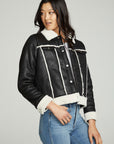 Shearling Trucker Jacket WOMENS chaserbrand