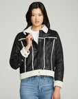 Shearling Trucker Jacket WOMENS chaserbrand