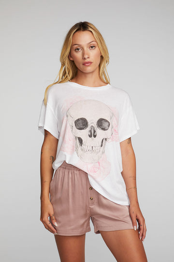 Skull Long Sleeve & Roses Womens chaserbrand