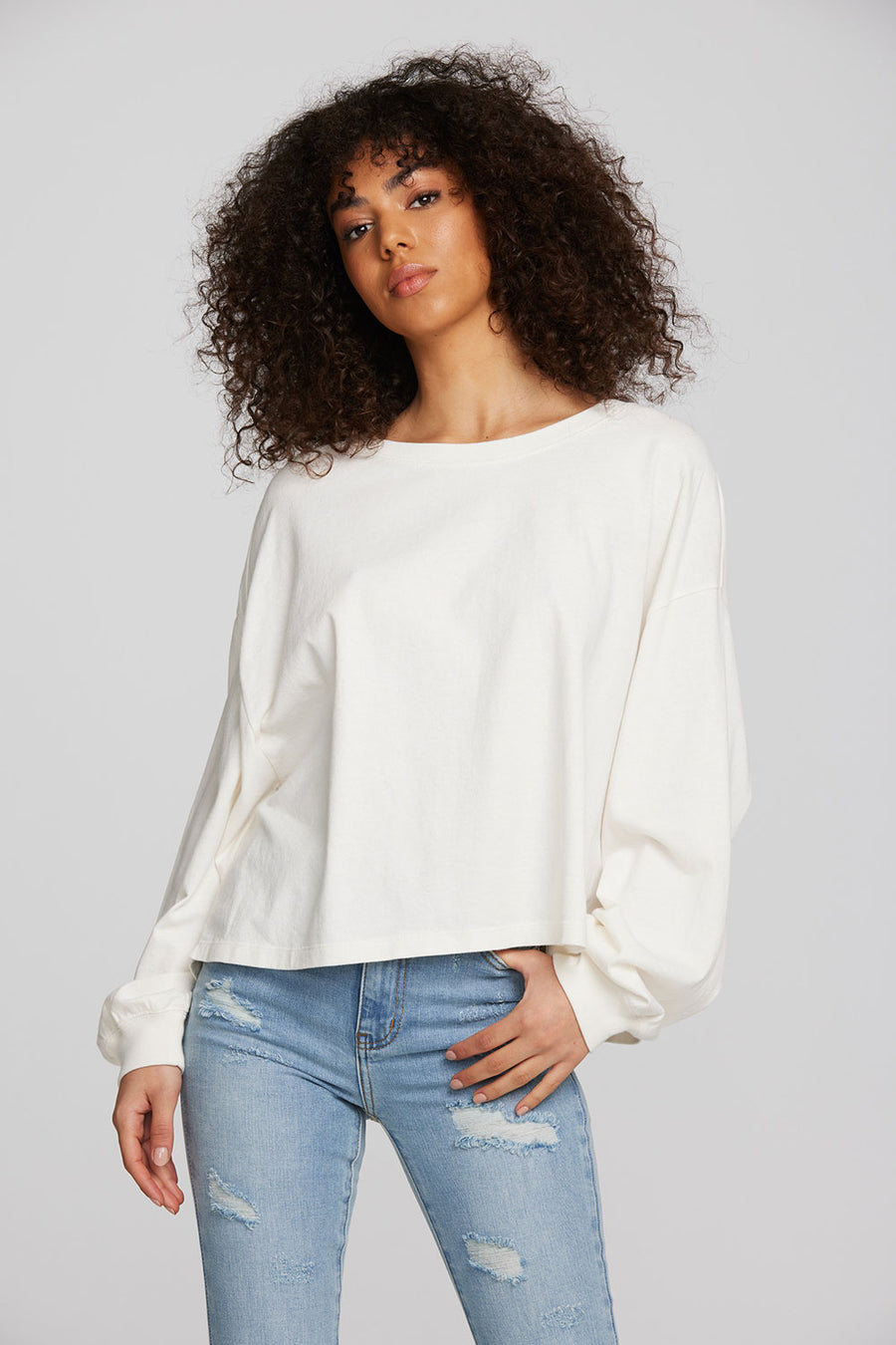 Coast Cotton Jersey Long Sleeve Tee Womens chaserbrand