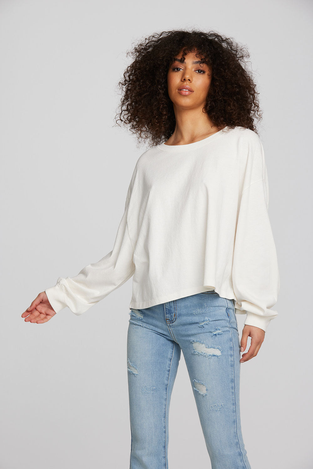 Coast Cotton Jersey Long Sleeve Tee Womens chaserbrand