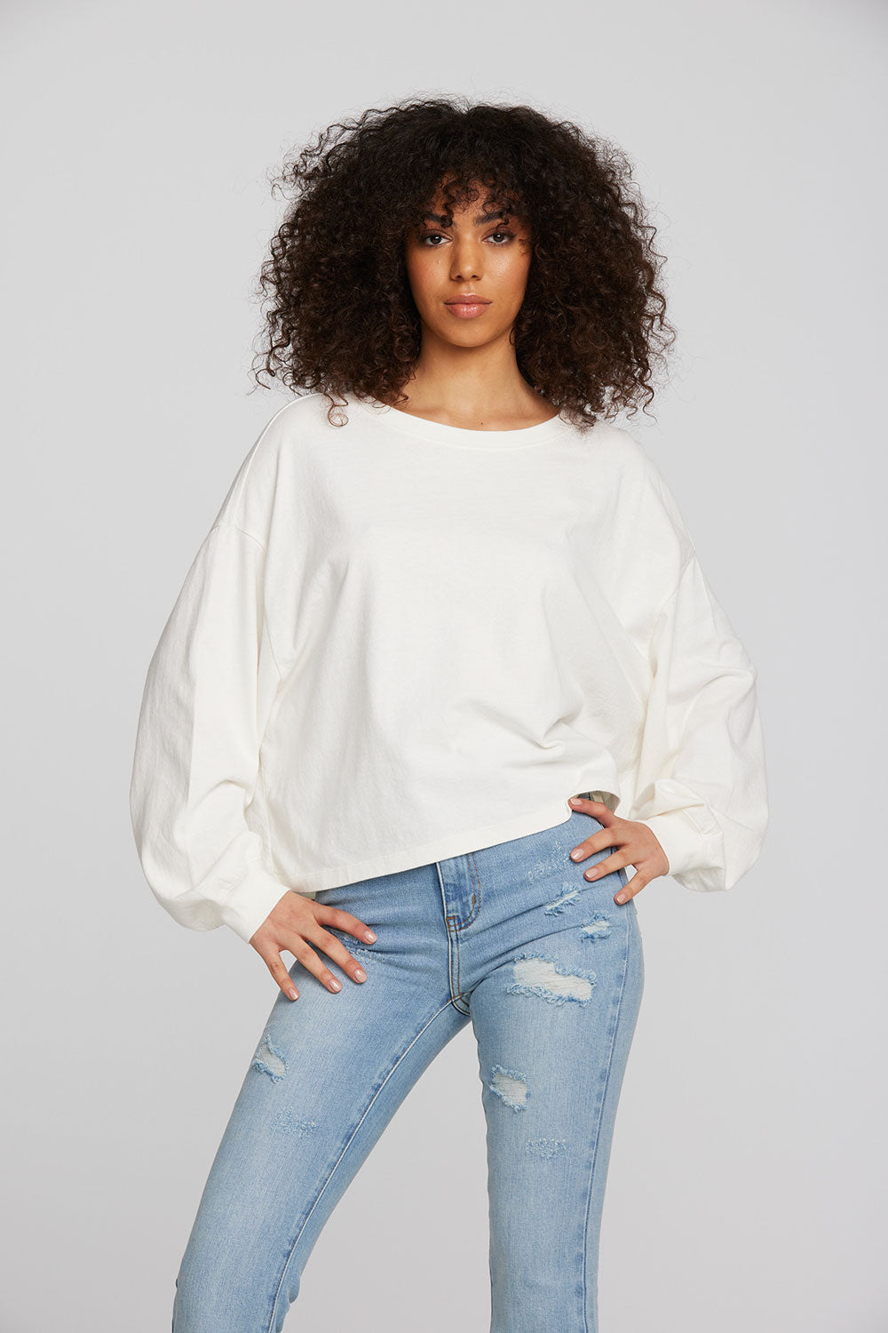 Coast Cotton Jersey Long Sleeve Tee Womens chaserbrand
