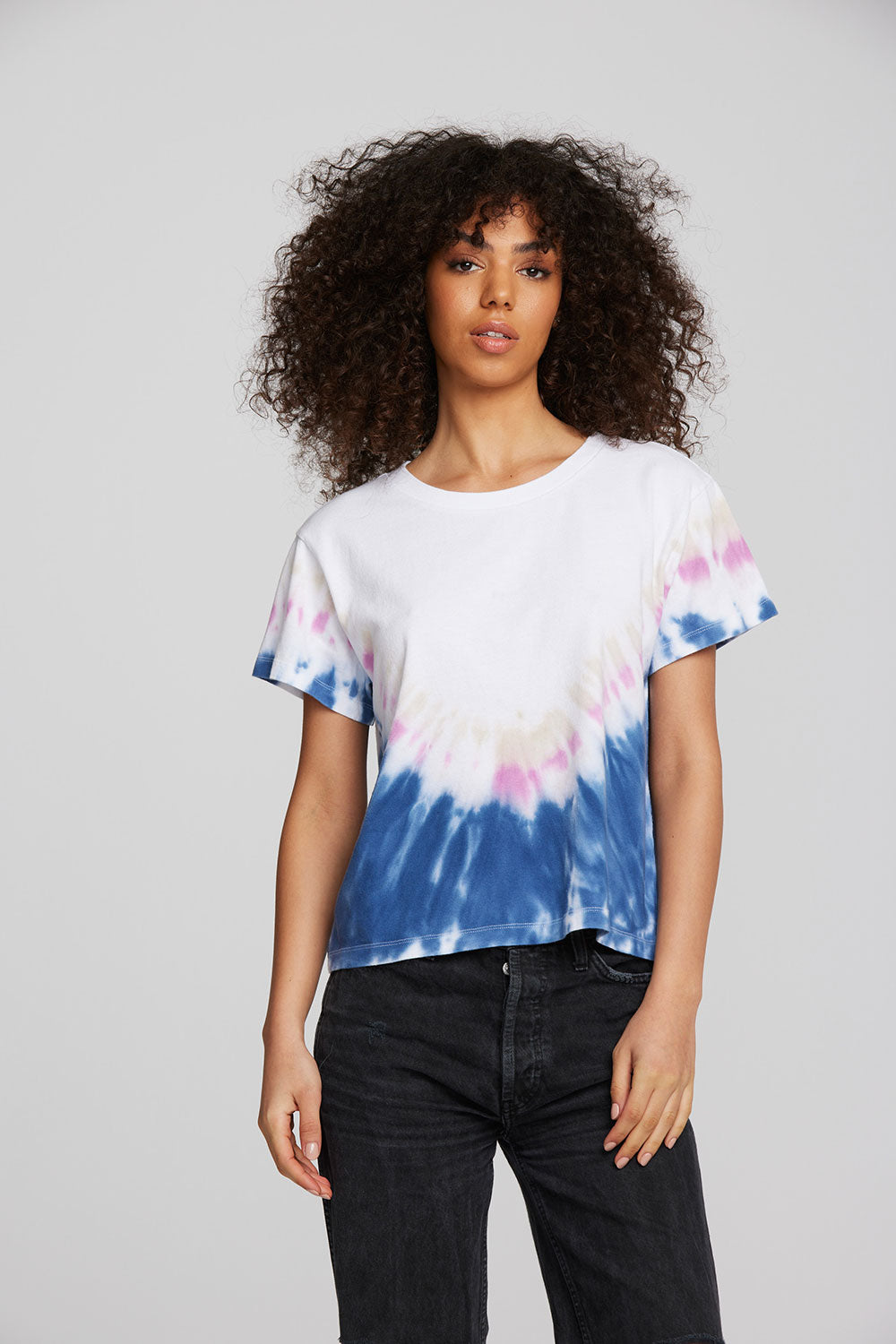 Coast Cotton Jersey Oversized Crew Neck Tee Womens chaserbrand