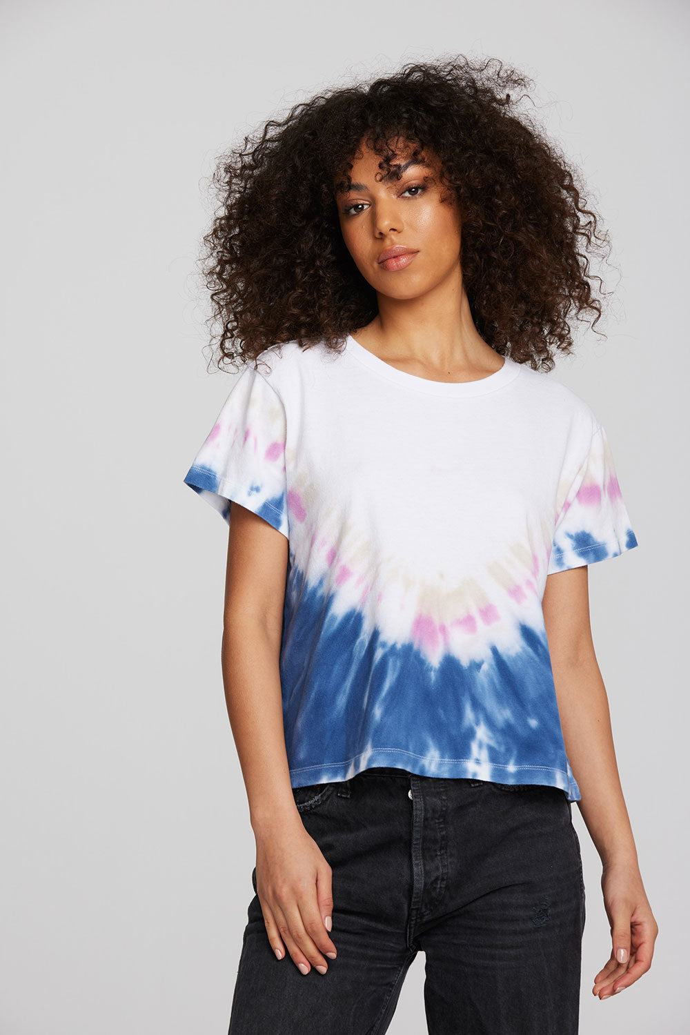 Coast Cotton Jersey Oversized Crew Neck Tee Womens chaserbrand