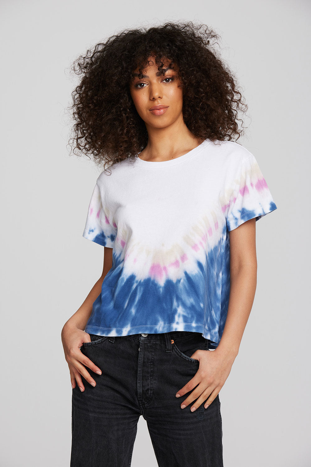 Coast Cotton Jersey Oversized Crew Neck Tee Womens chaserbrand