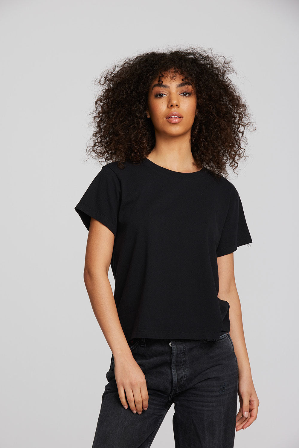 Coast Cotton Jersey Oversized Crew Neck Tee Womens chaserbrand