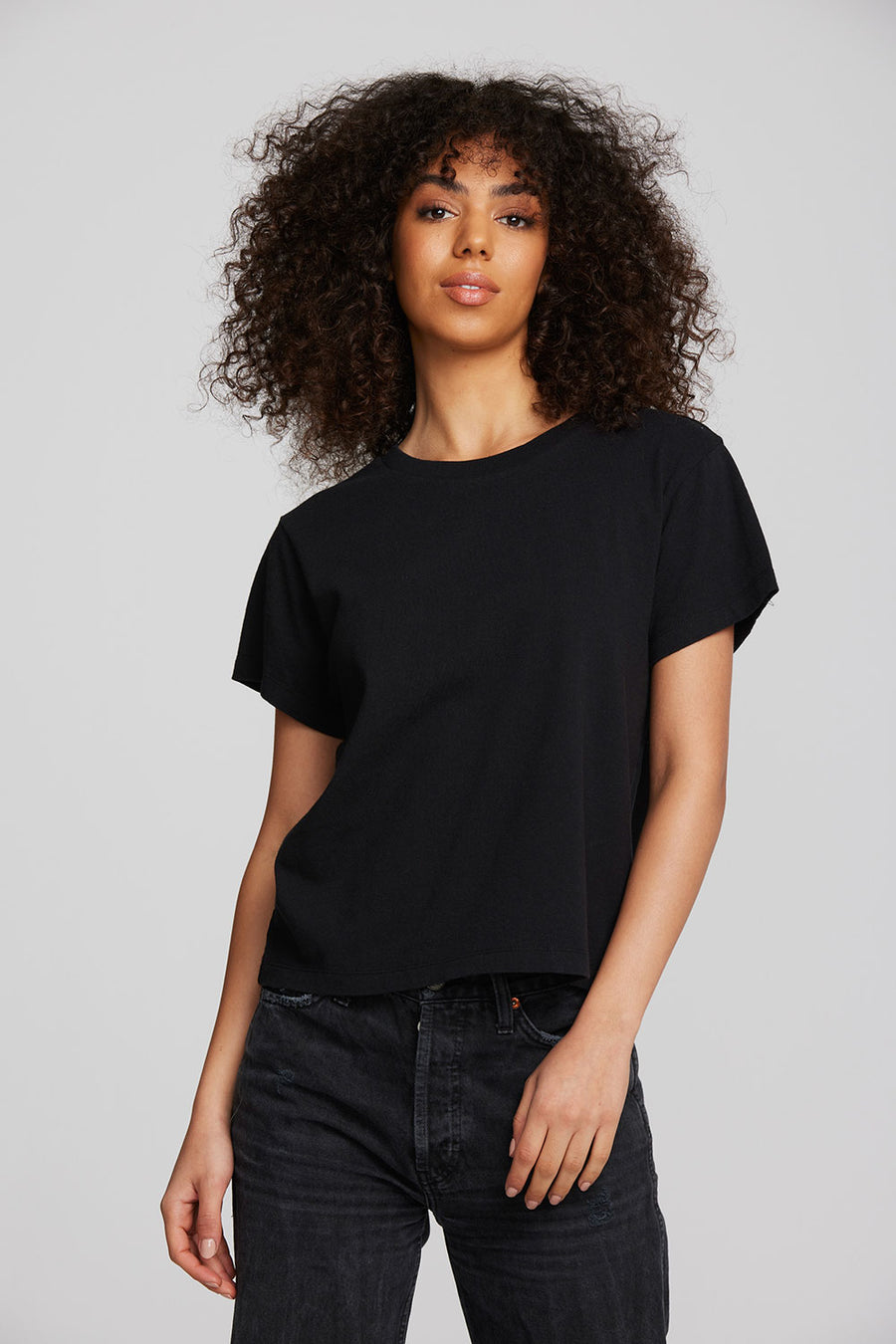 Coast Cotton Jersey Oversized Crew Neck Tee Womens chaserbrand