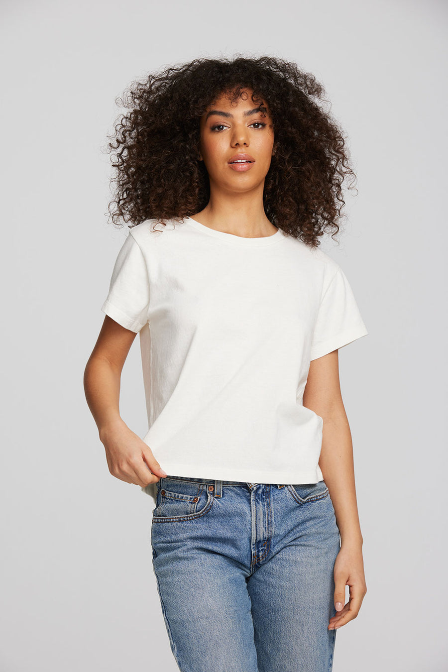 Coast Cotton Jersey Oversized Crew Neck Tee Womens chaserbrand