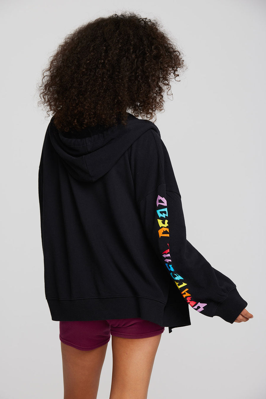 Grateful Dead - Rainbow Bolt Zip Up Womens chaserbrand