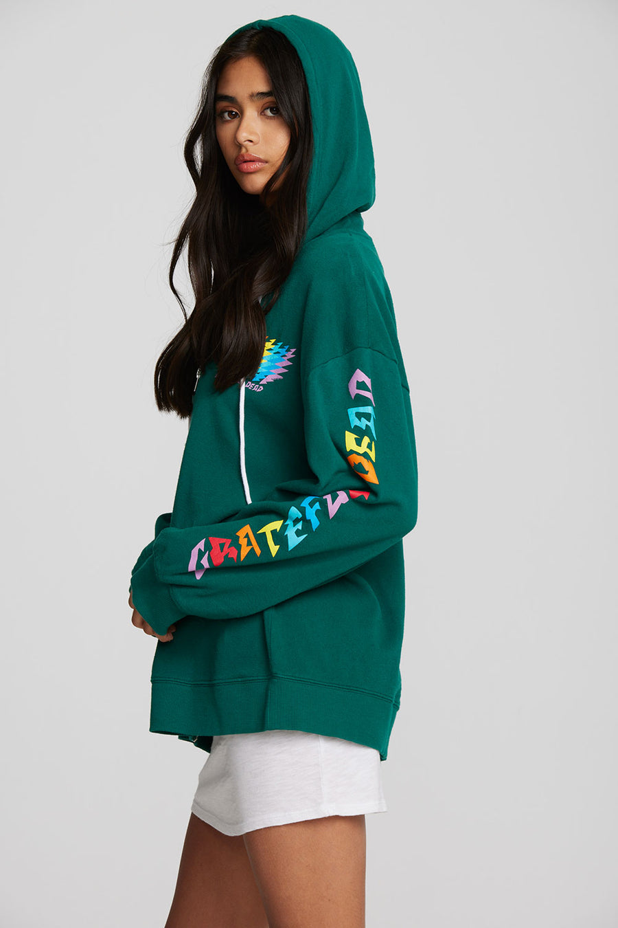Grateful Dead - Rainbow Bolt Zip Up Womens chaserbrand