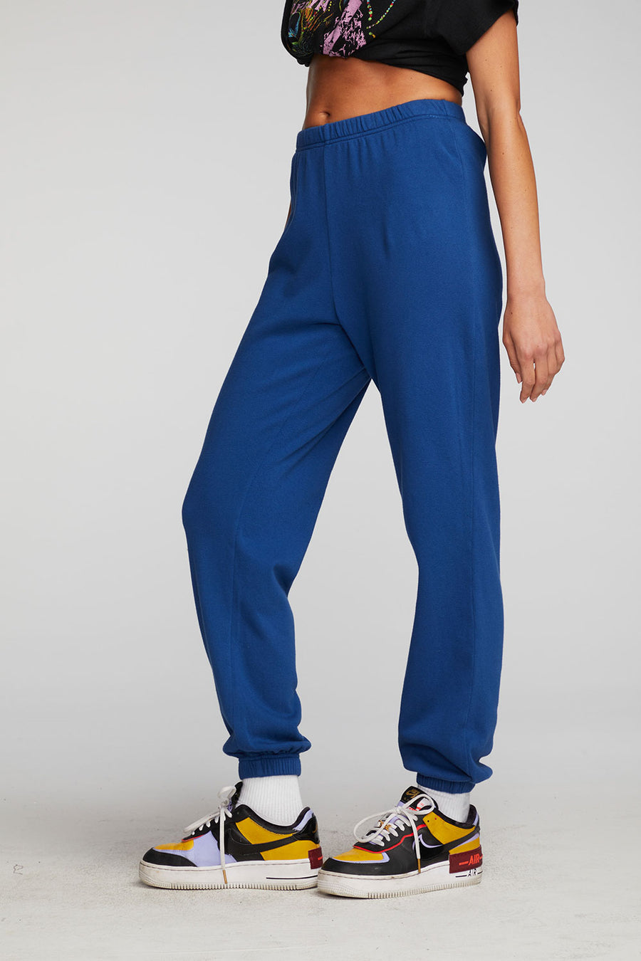 Cotton Fleece Joggers with Elastic Wasit And Leg Opening Womens chaserbrand