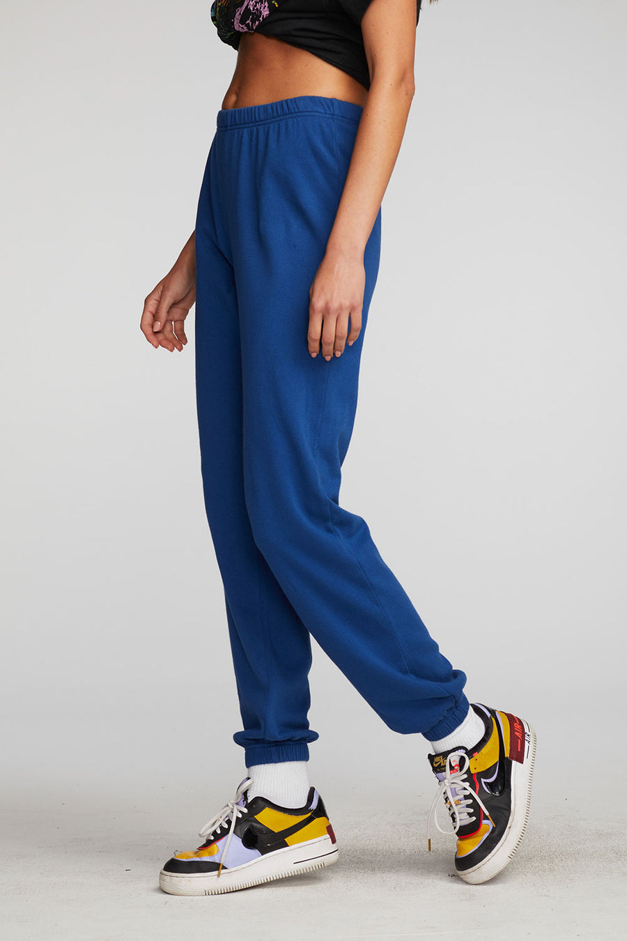 Cotton Fleece Joggers with Elastic Wasit And Leg Opening Womens chaserbrand