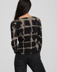 Recycled Vintage Rib Long Sleeve Top with Twist Detail Womens chaserbrand