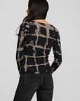 Recycled Vintage Rib Long Sleeve Top with Twist Detail Womens chaserbrand