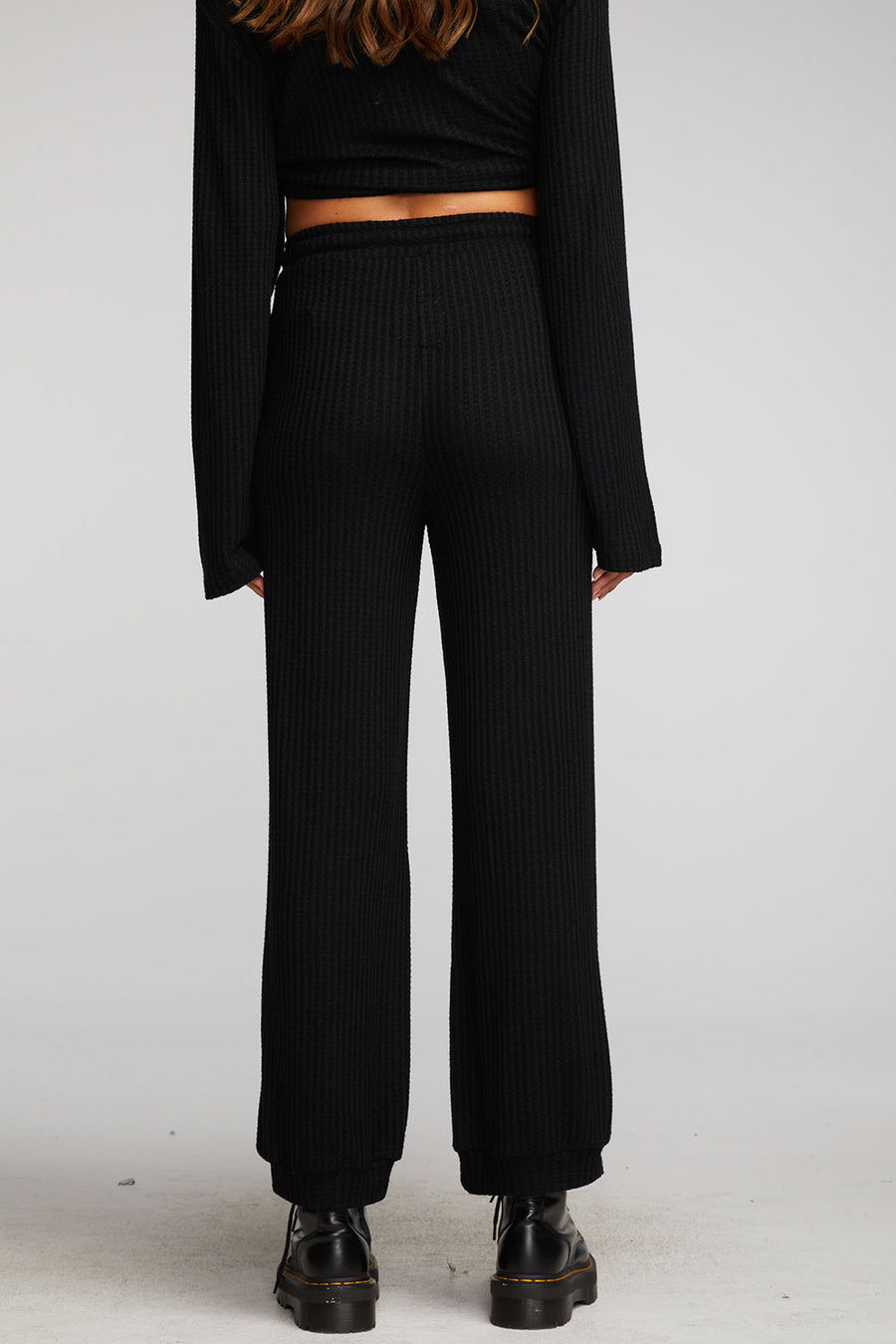 Thermal Waffle Blouson Hem Joggers Womens chaserbrand