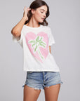Heart Palm Tree WOMENS chaserbrand