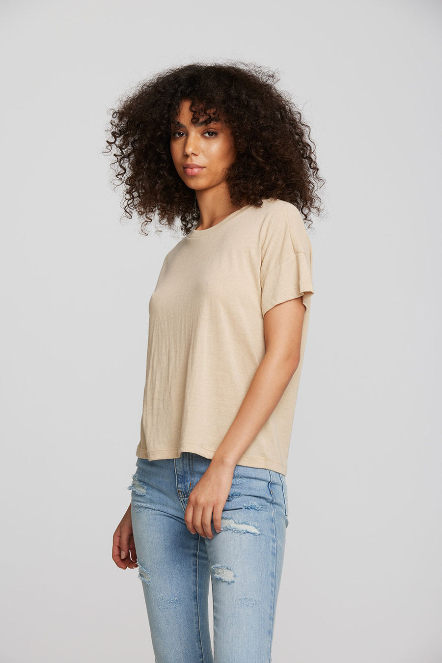 Bella Jersey Oversized Crewneck Tee Womens chaserbrand