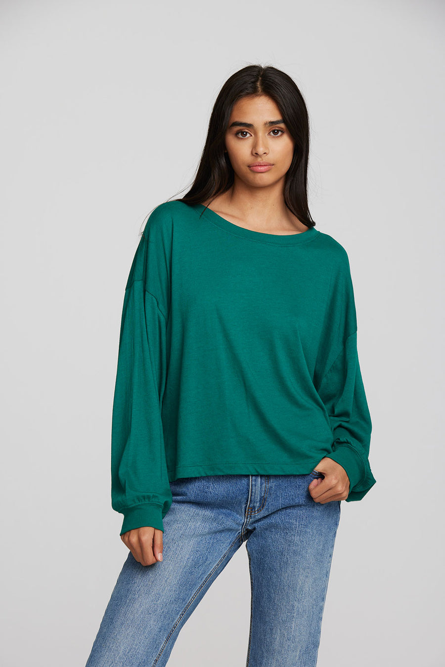 Bella Jersey Long Sleeve Tee Womens chaserbrand